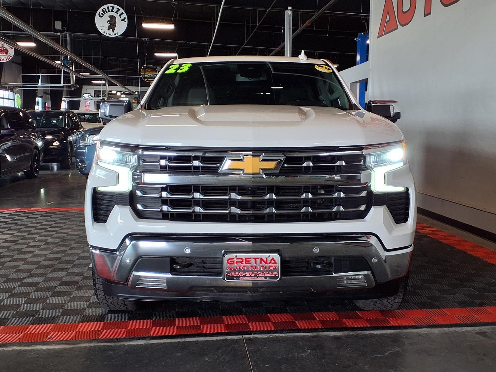 2023 Chevrolet Silverado 1500 LTZ - Summit White exterior view 2