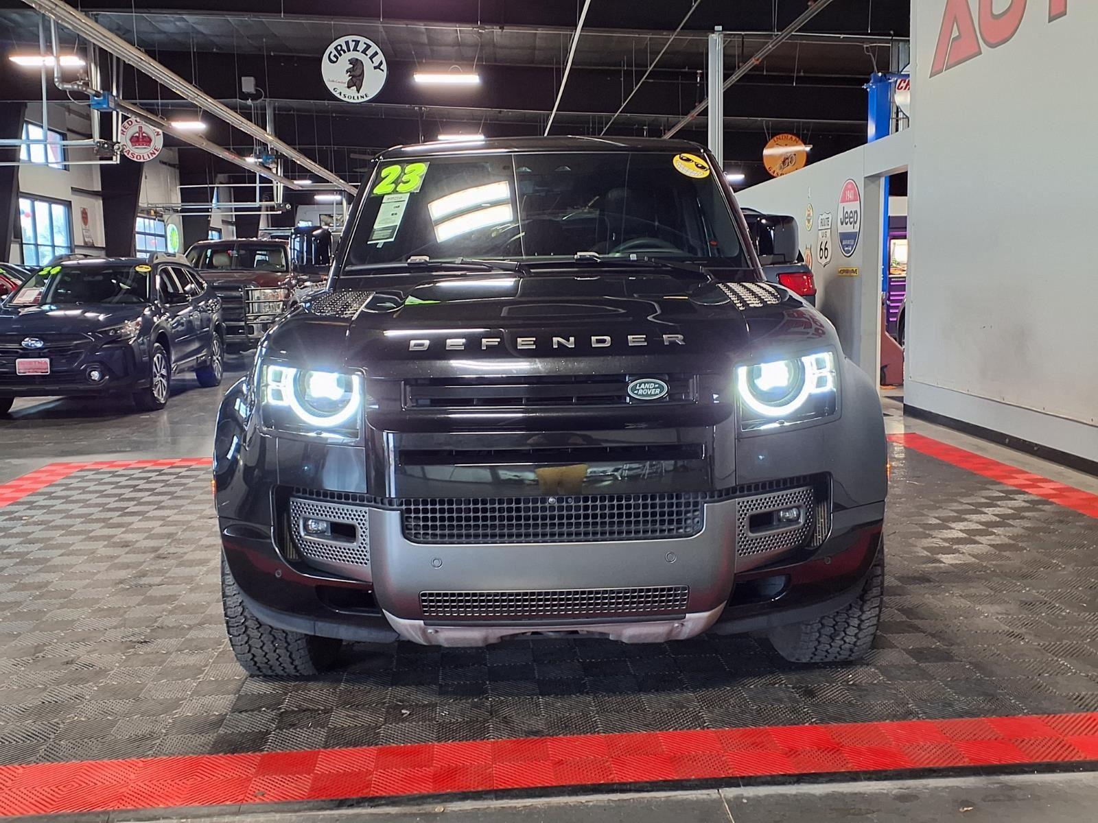 2023 Land Rover Defender V8 - Santorini Black Metallic exterior view 2