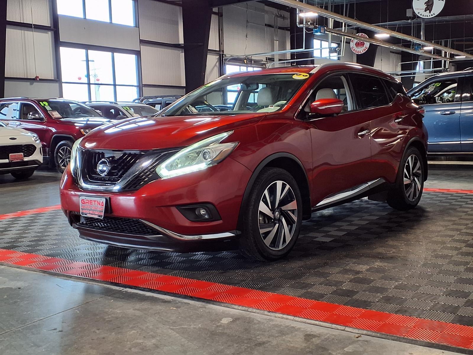 2015 Nissan Murano Platinum - Cayenne Red Metallic exterior view 3