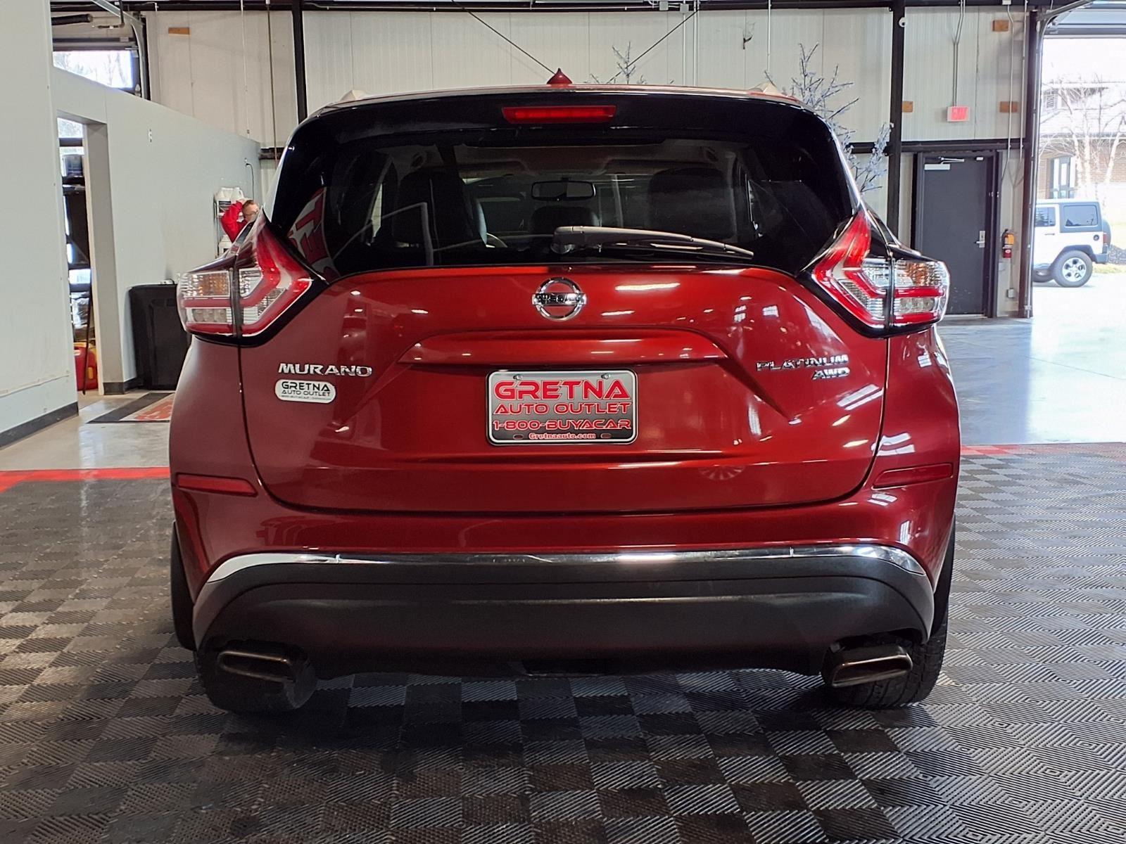 2015 Nissan Murano Platinum - Cayenne Red Metallic exterior view 5