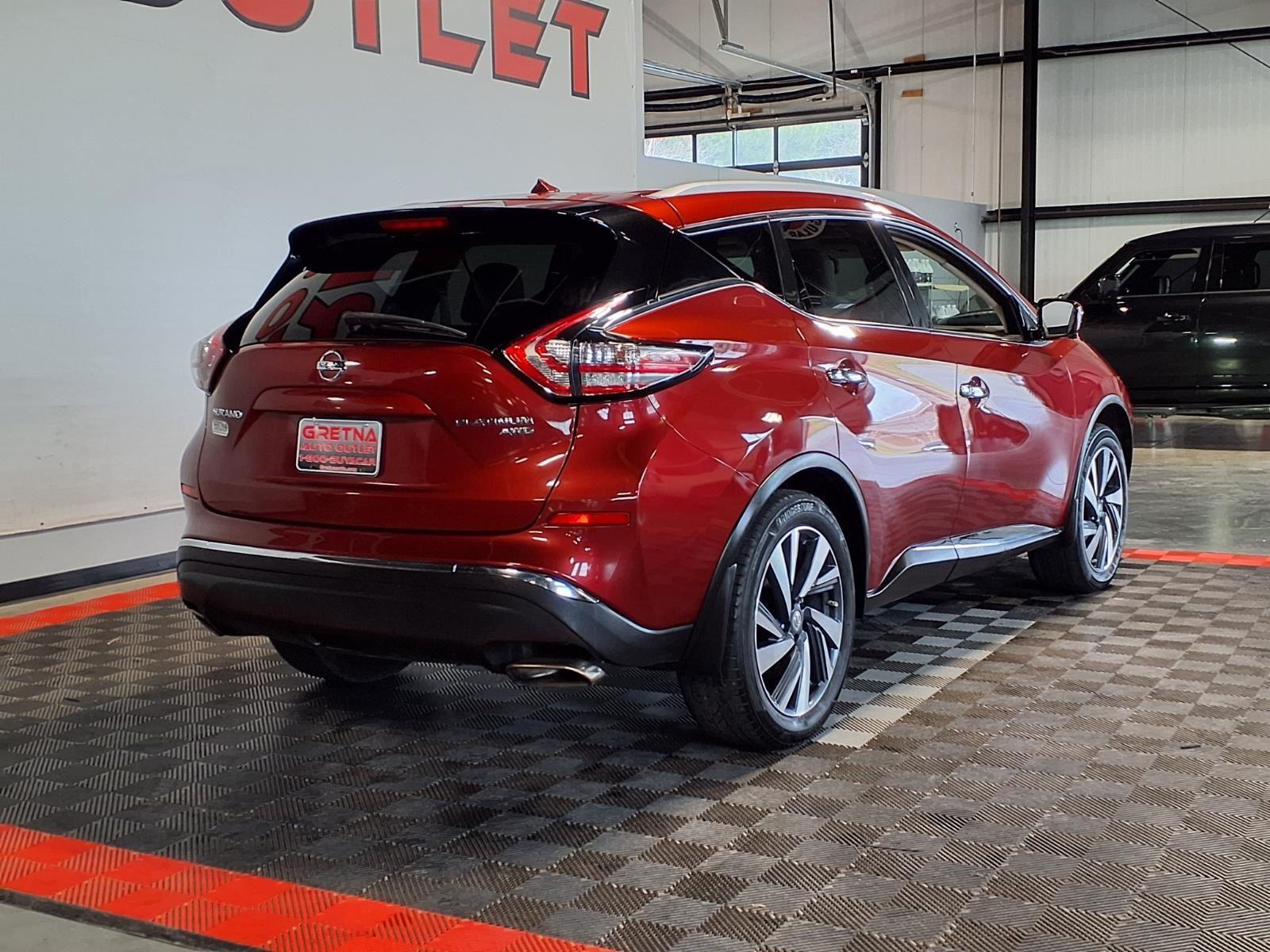 2015 Nissan Murano Platinum - Cayenne Red Metallic exterior view 6