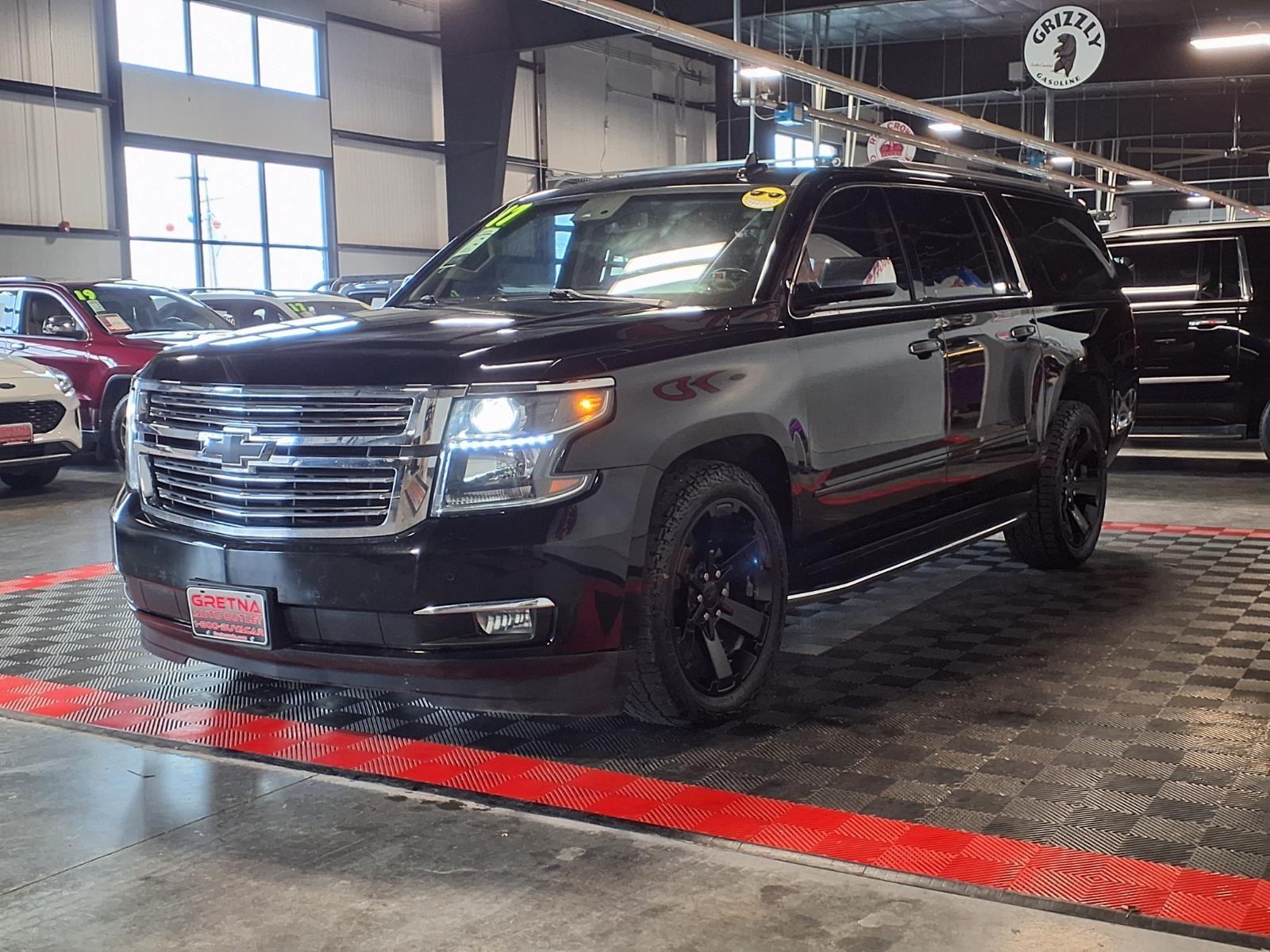 2017 Chevrolet Suburban Premier - Black exterior view 3