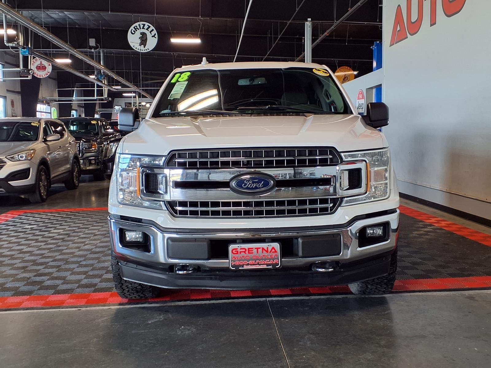 2018 Ford F-150 XLT - Oxford White exterior view 2