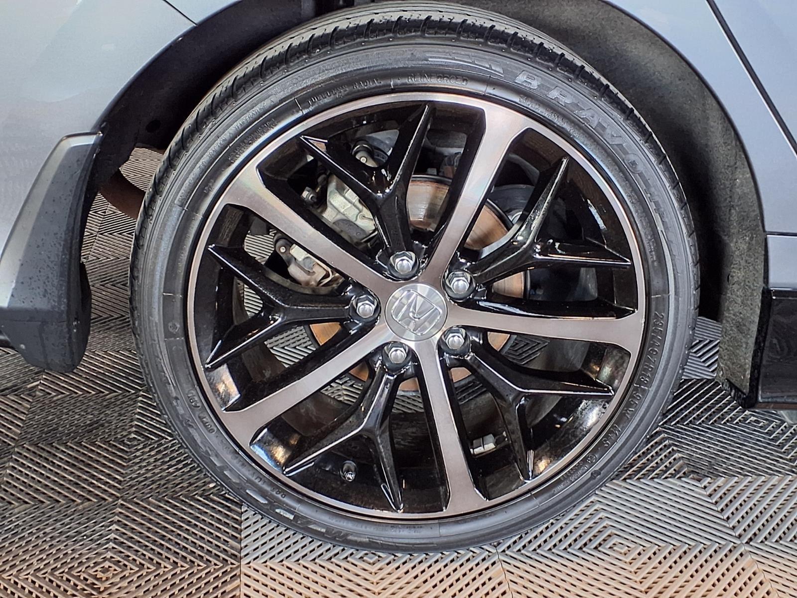 2021 Honda Civic Hatchback Sport - Sonic Gray Pearl exterior view 7