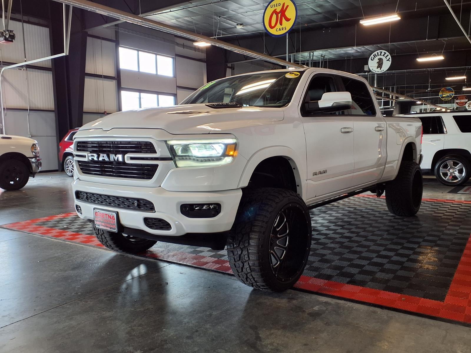 2022 Ram 1500 Laramie - Ivory White Tri-Coat Pearlcoat exterior view 3