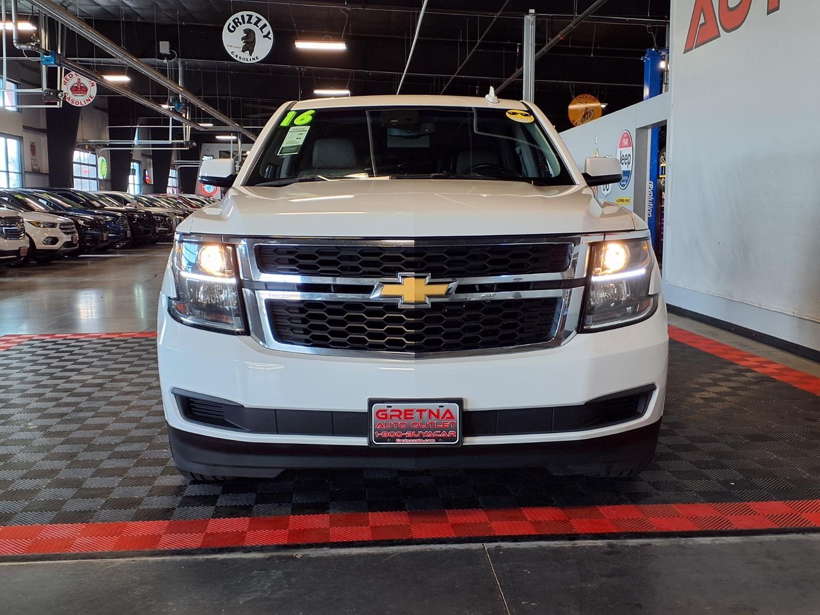 2016 Chevrolet Tahoe LT - Summit White exterior view 2
