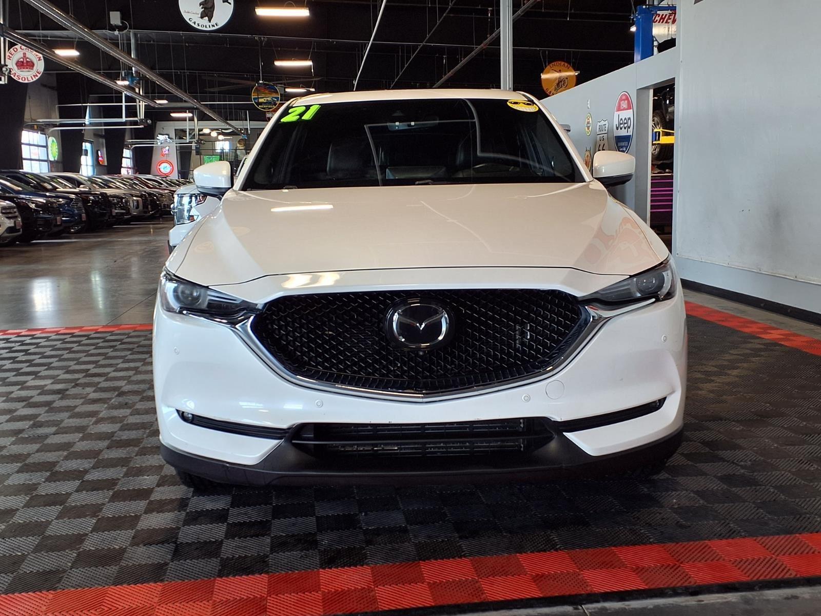 2021 Mazda CX-5 Signature - Snowflake White Pearl Mica exterior view 2