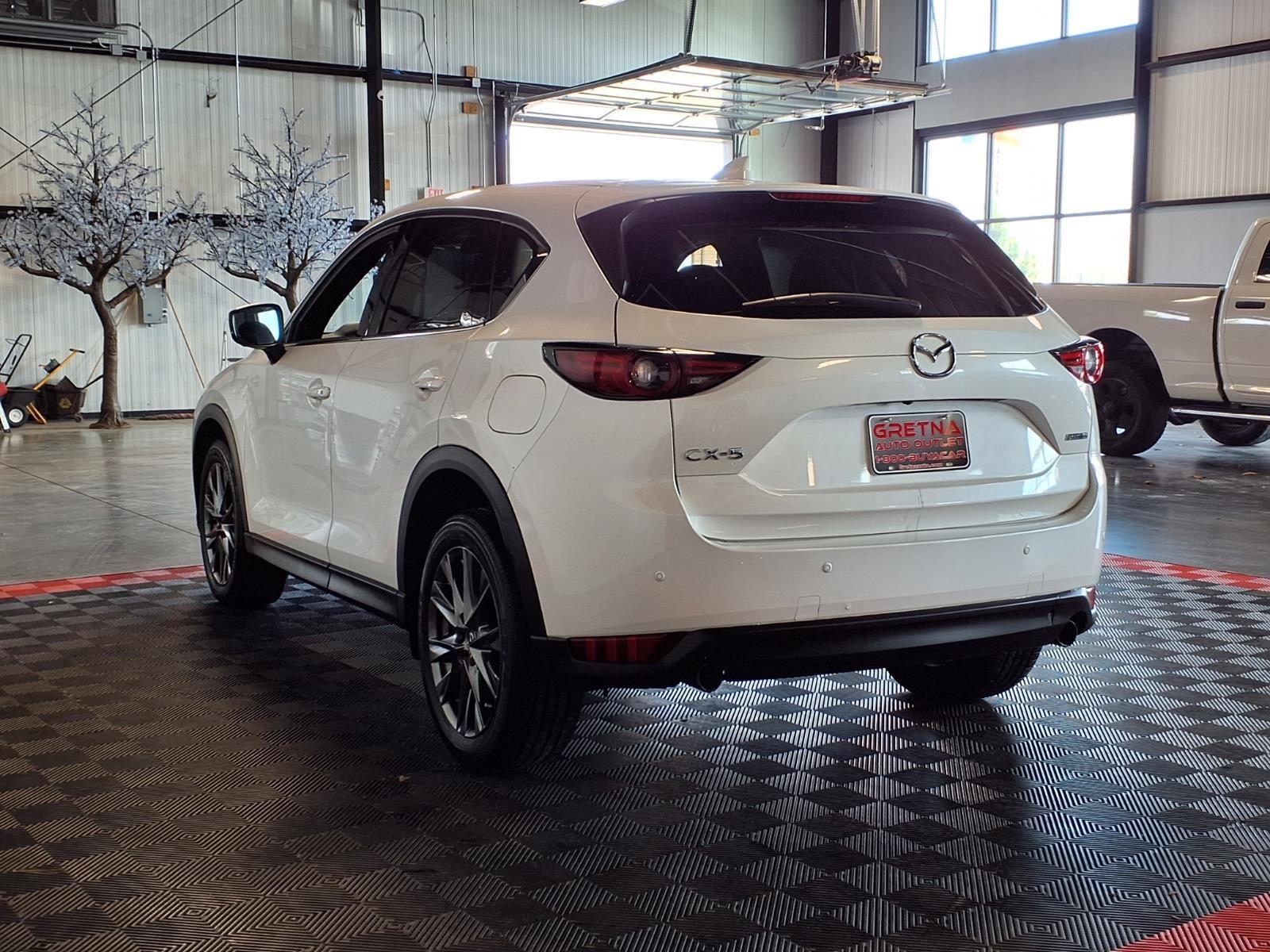 2021 Mazda CX-5 Signature - Snowflake White Pearl Mica exterior view 4