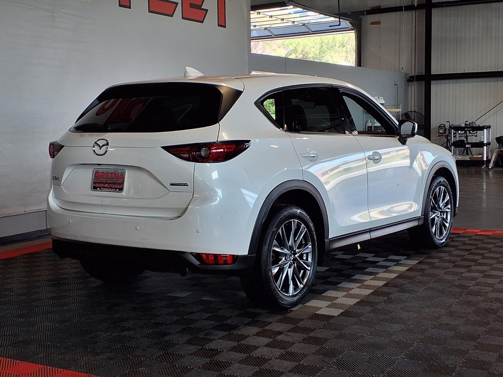 2021 Mazda CX-5 Signature - Snowflake White Pearl Mica exterior view 8