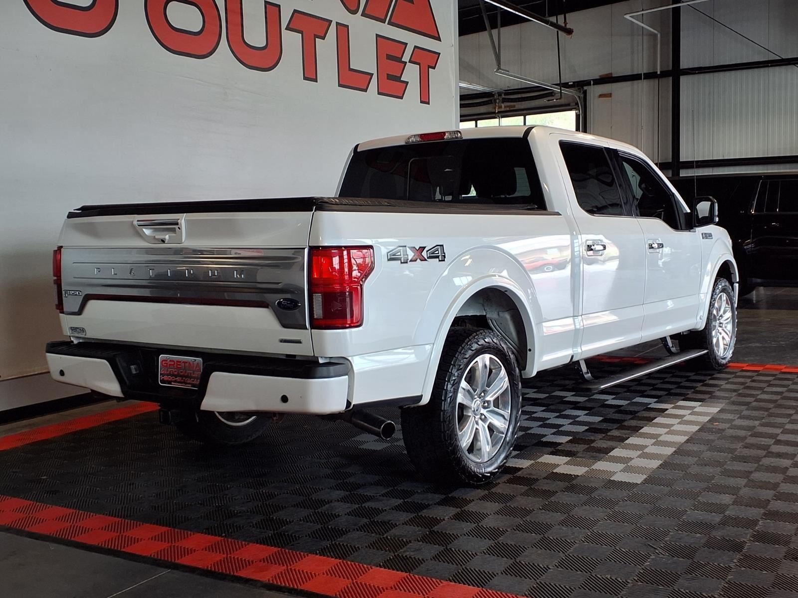 2018 Ford F-150 Platinum - White Platinum Metallic Tri-Coat exterior view 6