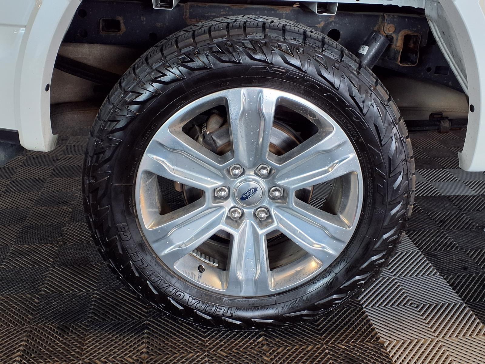 2018 Ford F-150 Platinum - White Platinum Metallic Tri-Coat exterior view 7