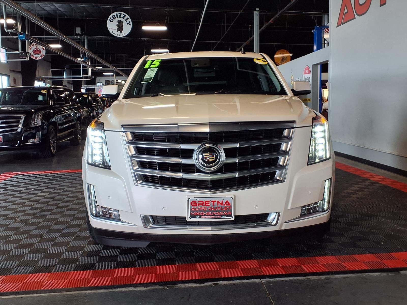2015 Cadillac Escalade Premium - White Diamond Tricoat exterior view 2