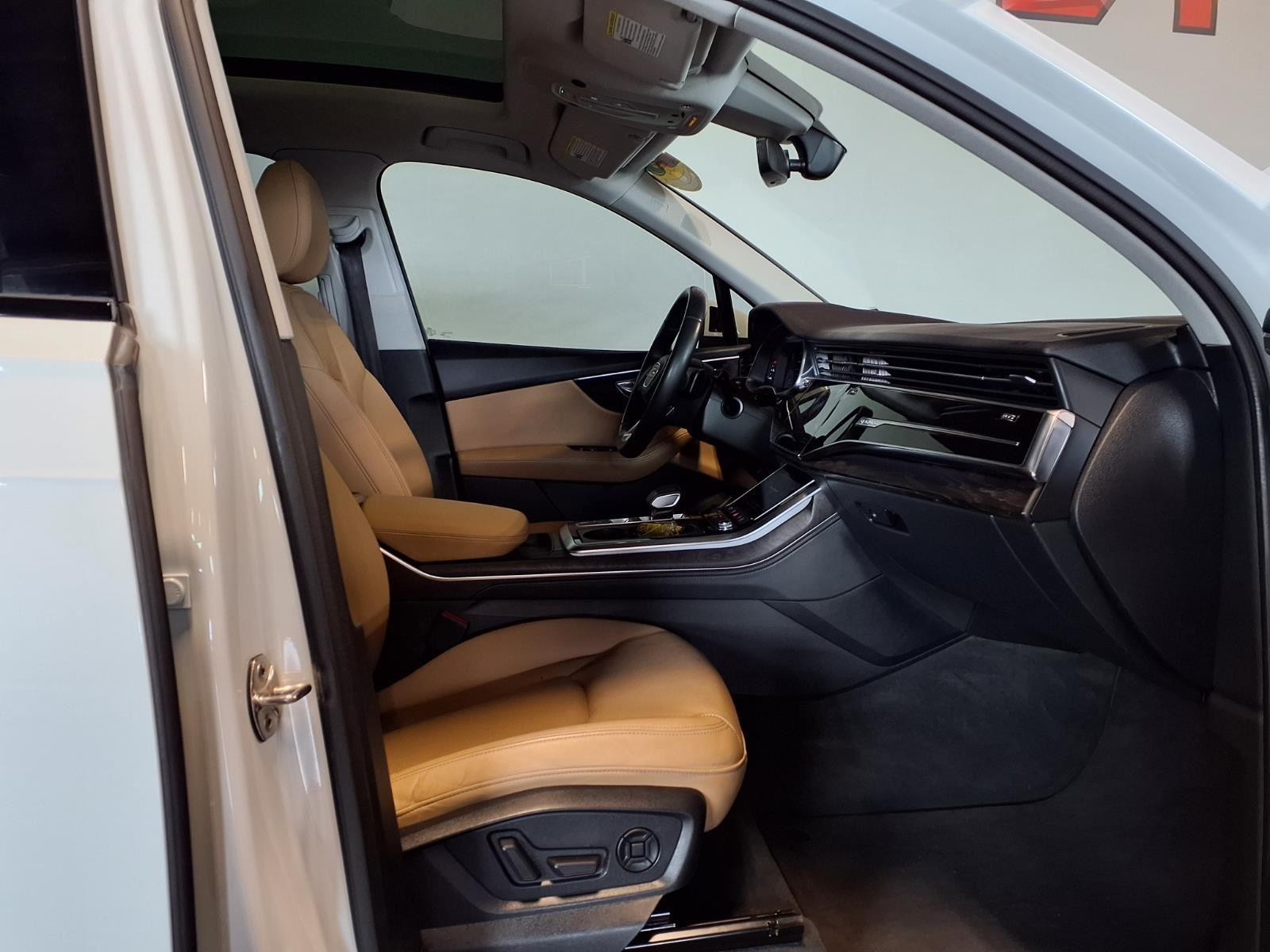 2021 Audi Q7 Premium Plus - Glacier White Metallic exterior view 13