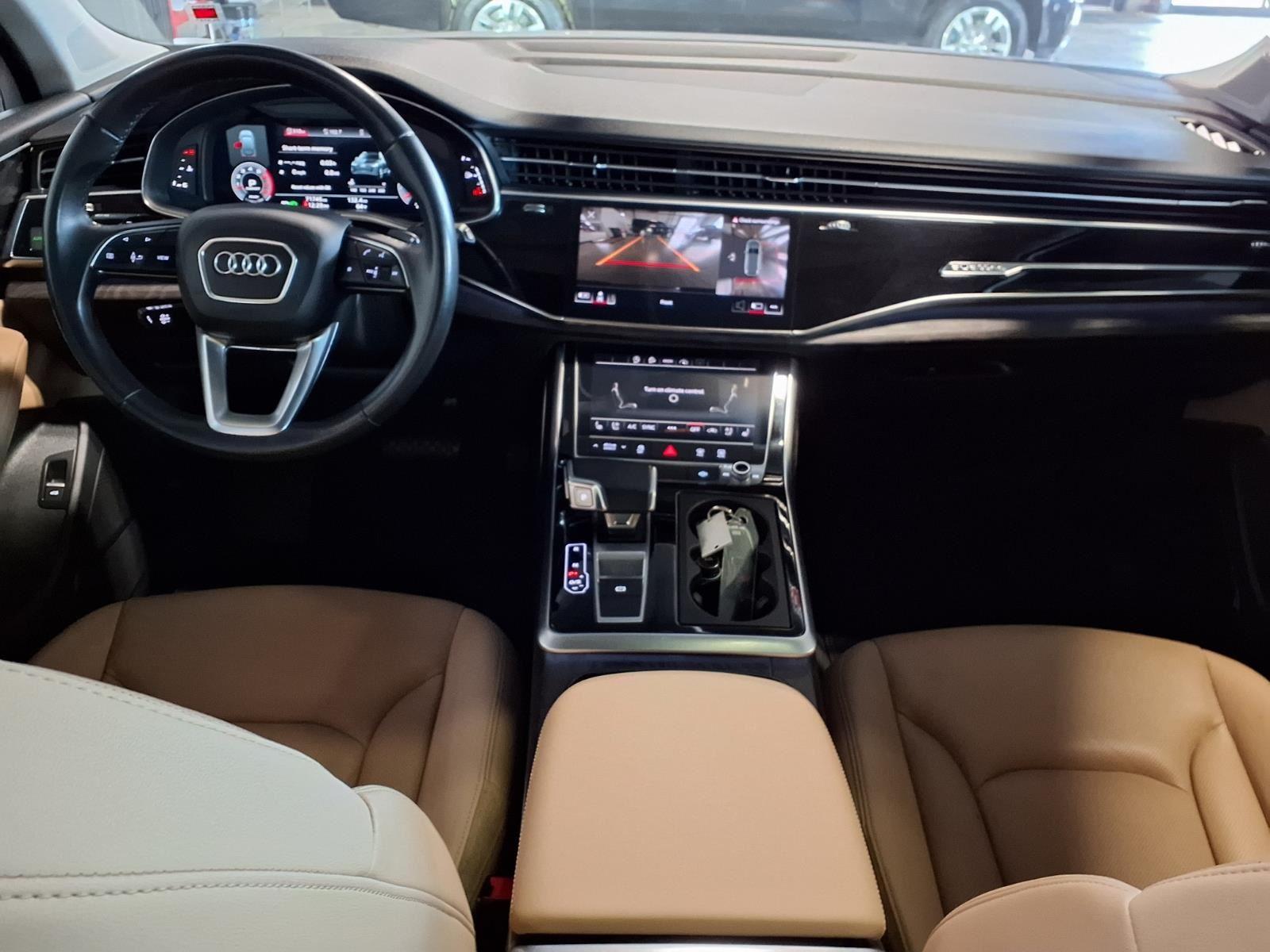 2021 Audi Q7 Premium Plus - Glacier White Metallic exterior view 18