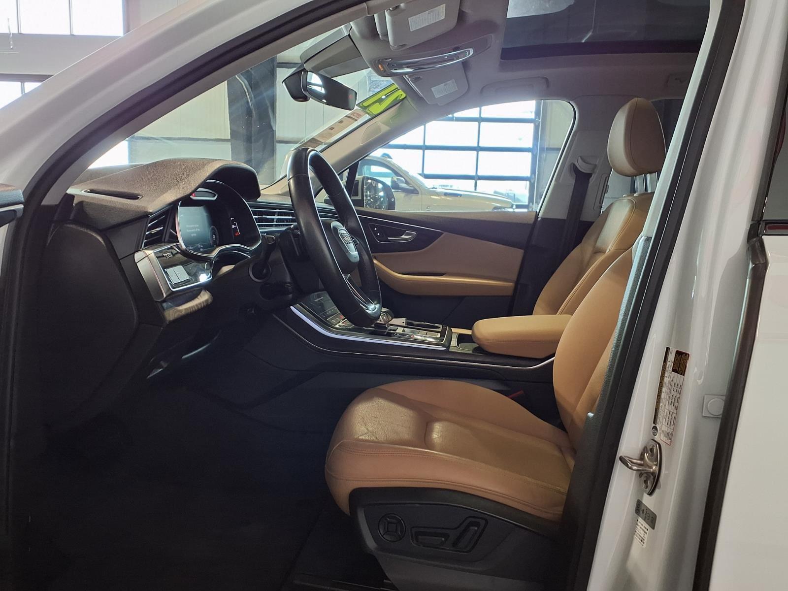 2021 Audi Q7 Premium Plus - Glacier White Metallic exterior view 20