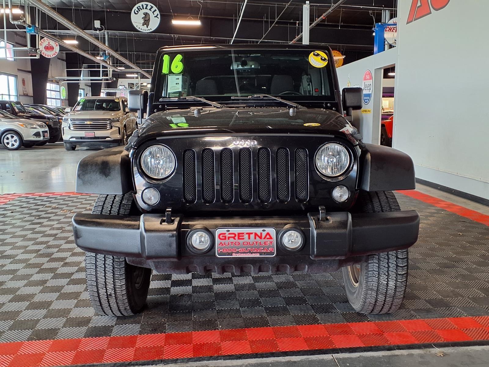 2016 Jeep Wrangler Unlimited Sport - Black Clearcoat exterior view 2