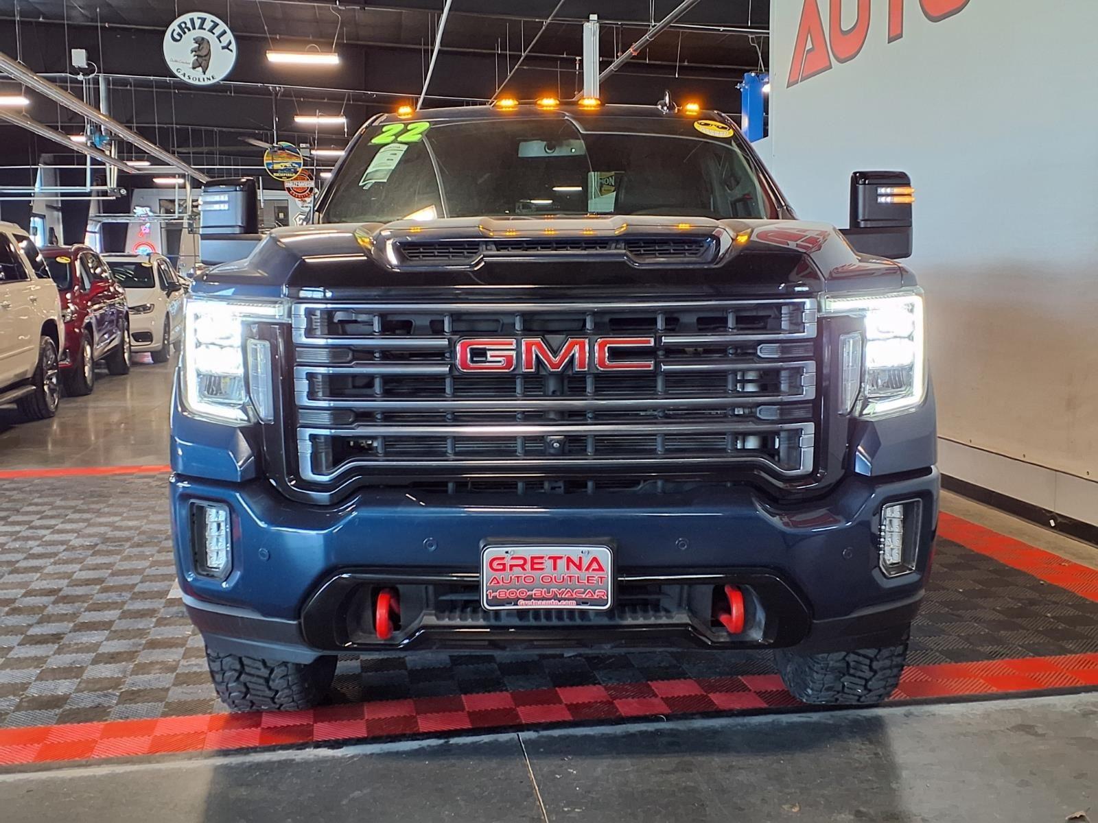2022 GMC Sierra 2500HD AT4 - Pacific Blue Metallic exterior view 2