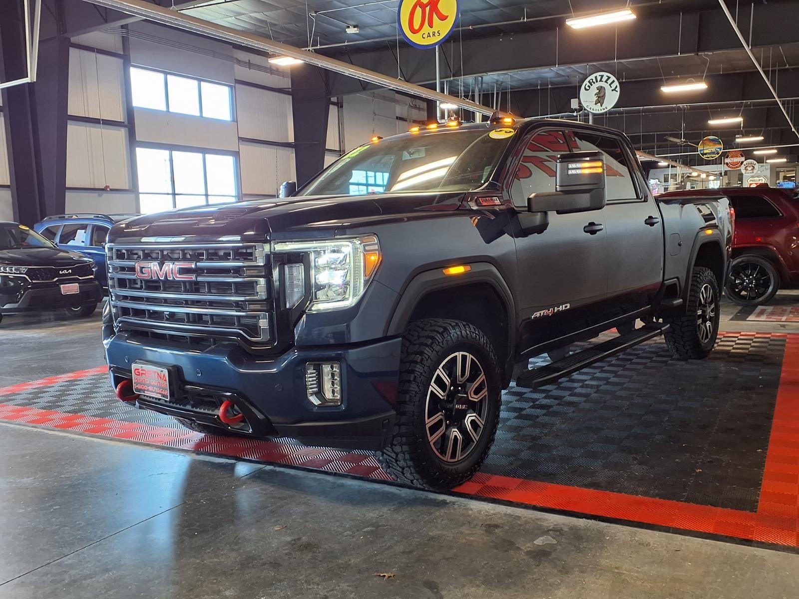 2022 GMC Sierra 2500HD AT4 - Pacific Blue Metallic exterior view 3