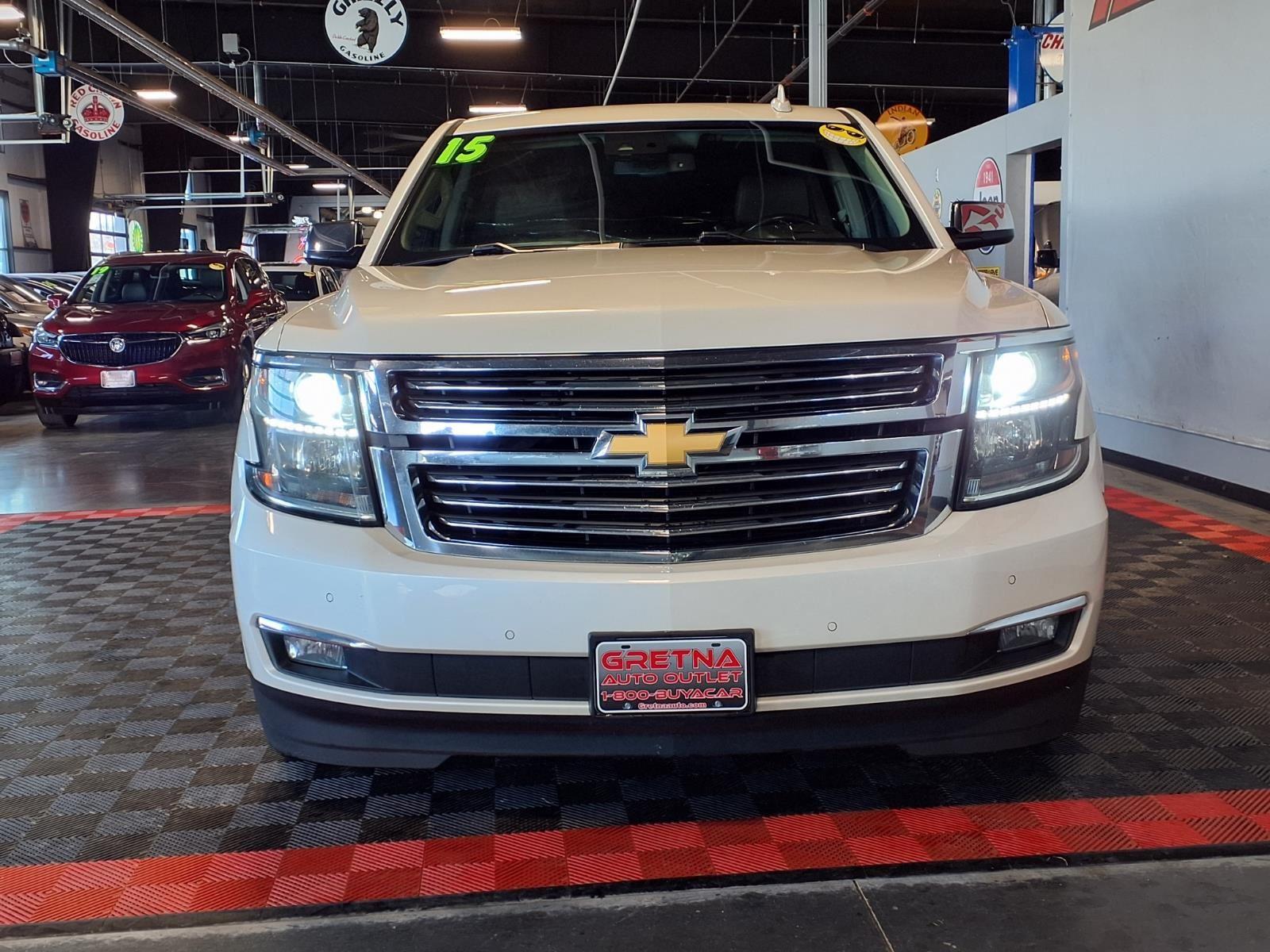2015 Chevrolet Tahoe LTZ - White Diamond Tricoat exterior view 2