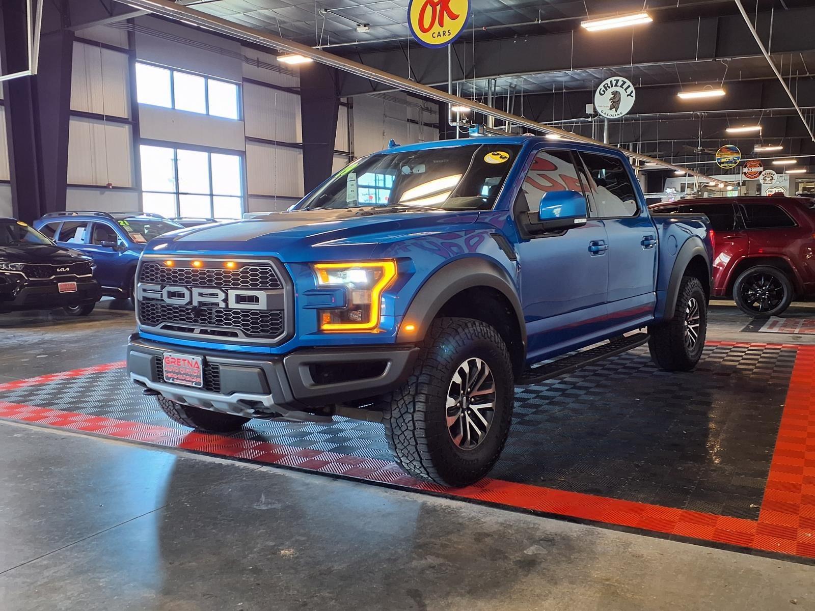 2019 Ford F-150 Raptor - Velocity Blue Metallic exterior view 3