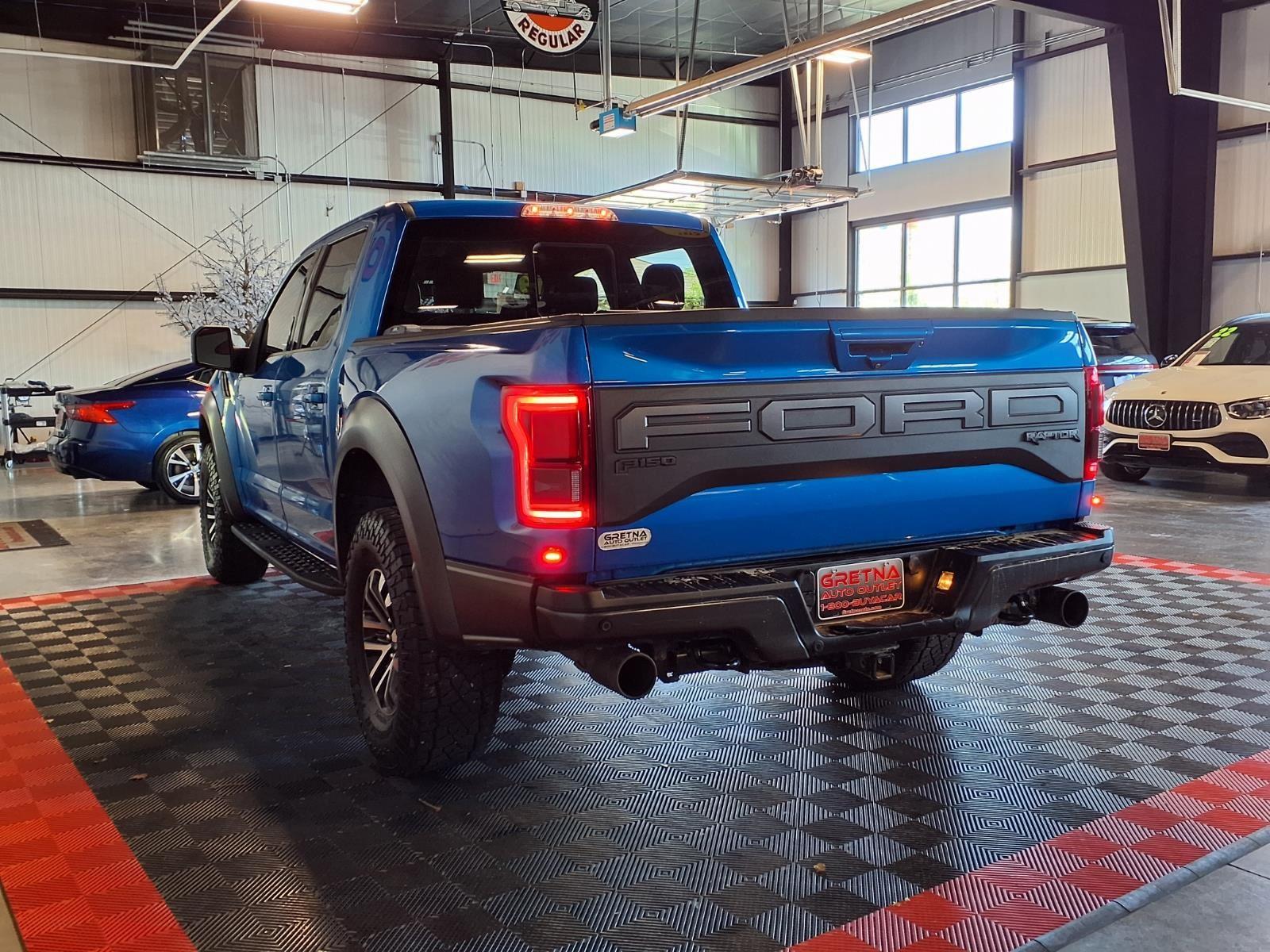 2019 Ford F-150 Raptor - Velocity Blue Metallic exterior view 4