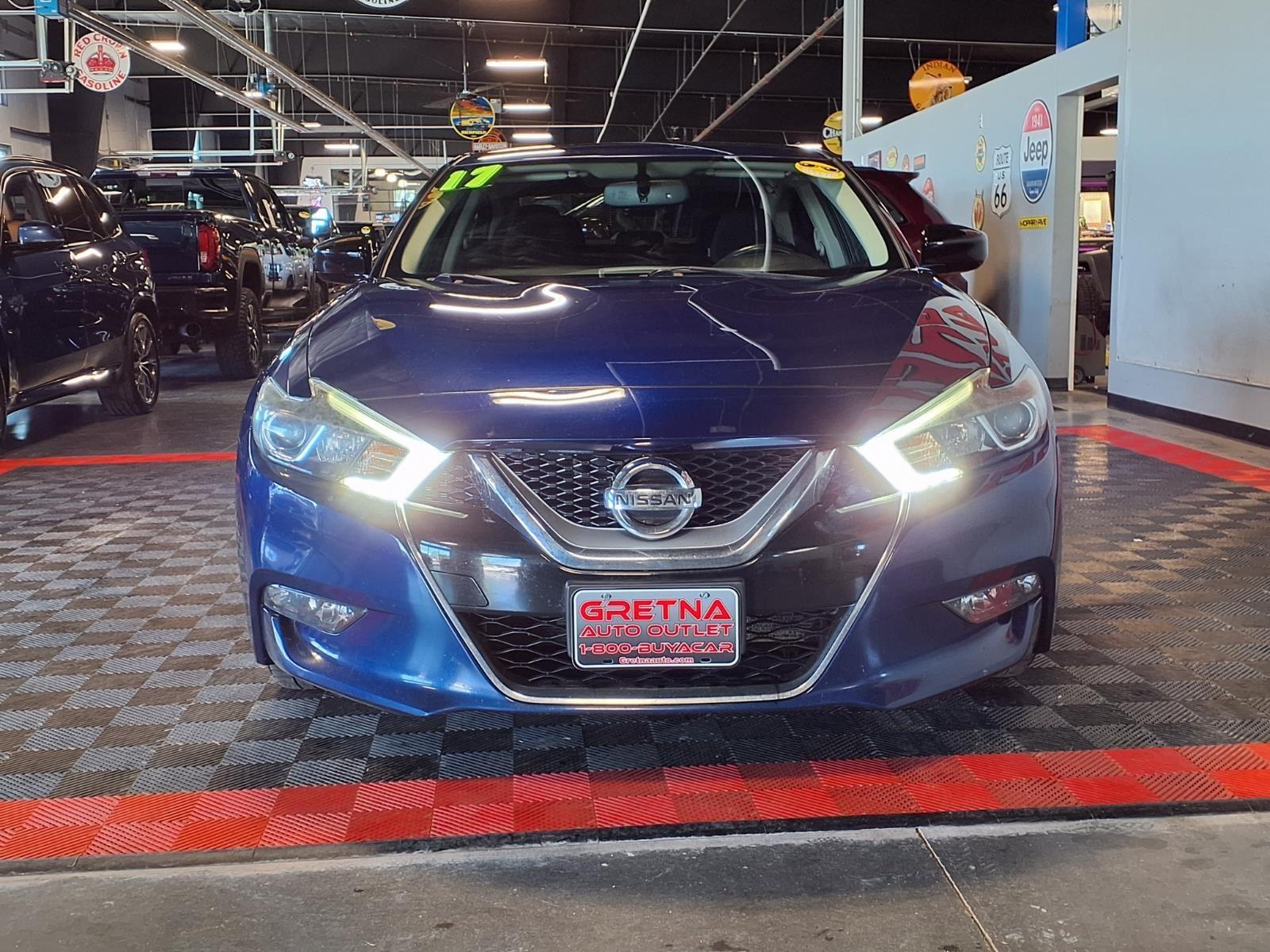 2017 Nissan Maxima S - Deep Blue Pearl exterior view 2
