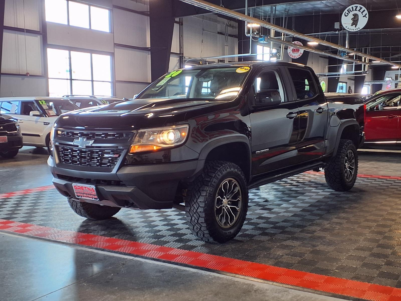 2020 Chevrolet Colorado 4WD ZR2 - Black exterior view 3
