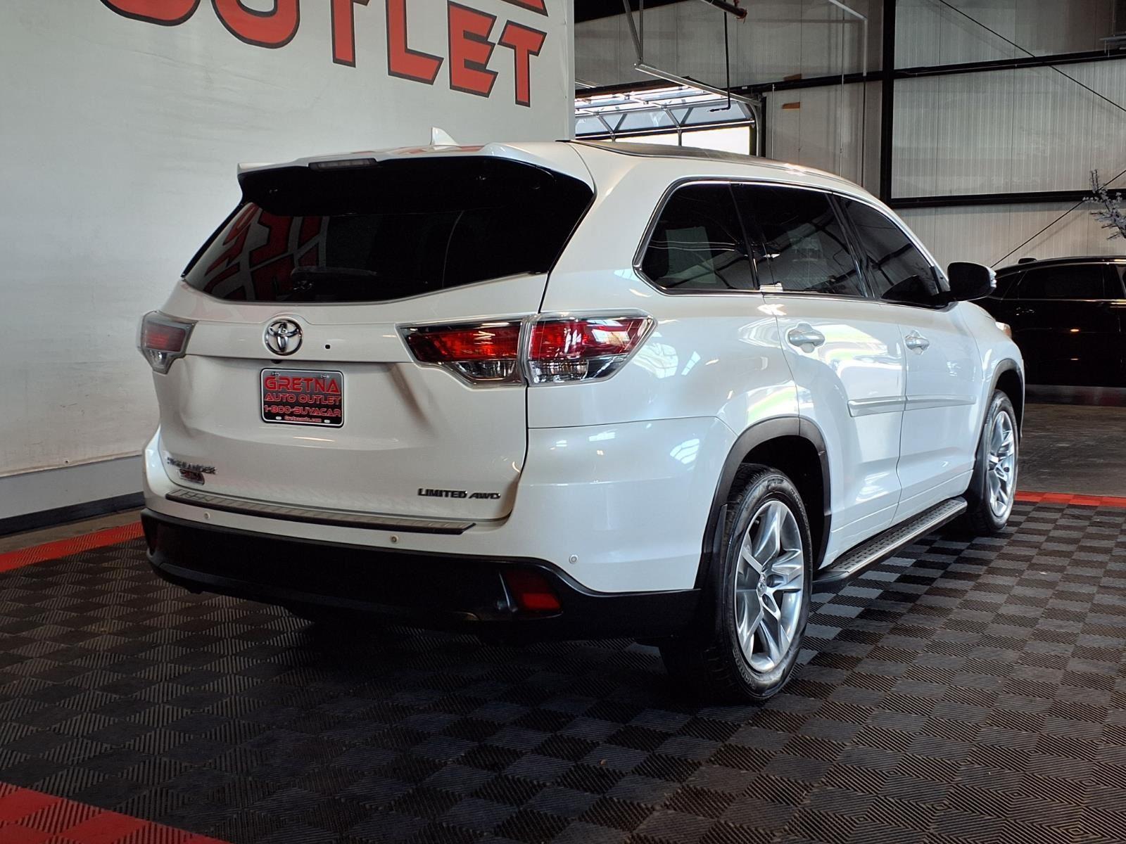 2015 TOYOTA HIGHLANDER - WHITE exterior view 8