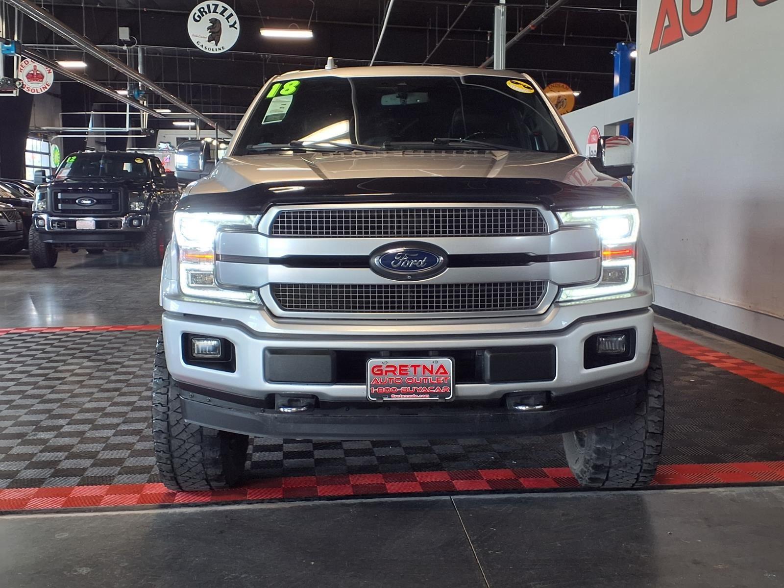 2018 Ford F-150 Platinum - Ingot Silver Metallic exterior view 2