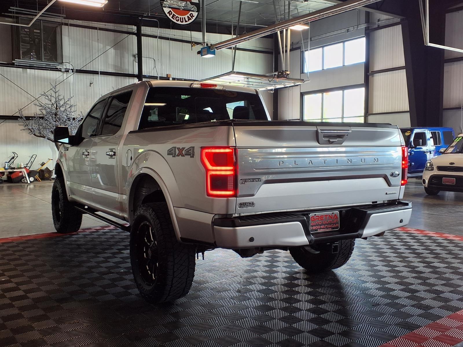 2018 Ford F-150 Platinum - Ingot Silver Metallic exterior view 4