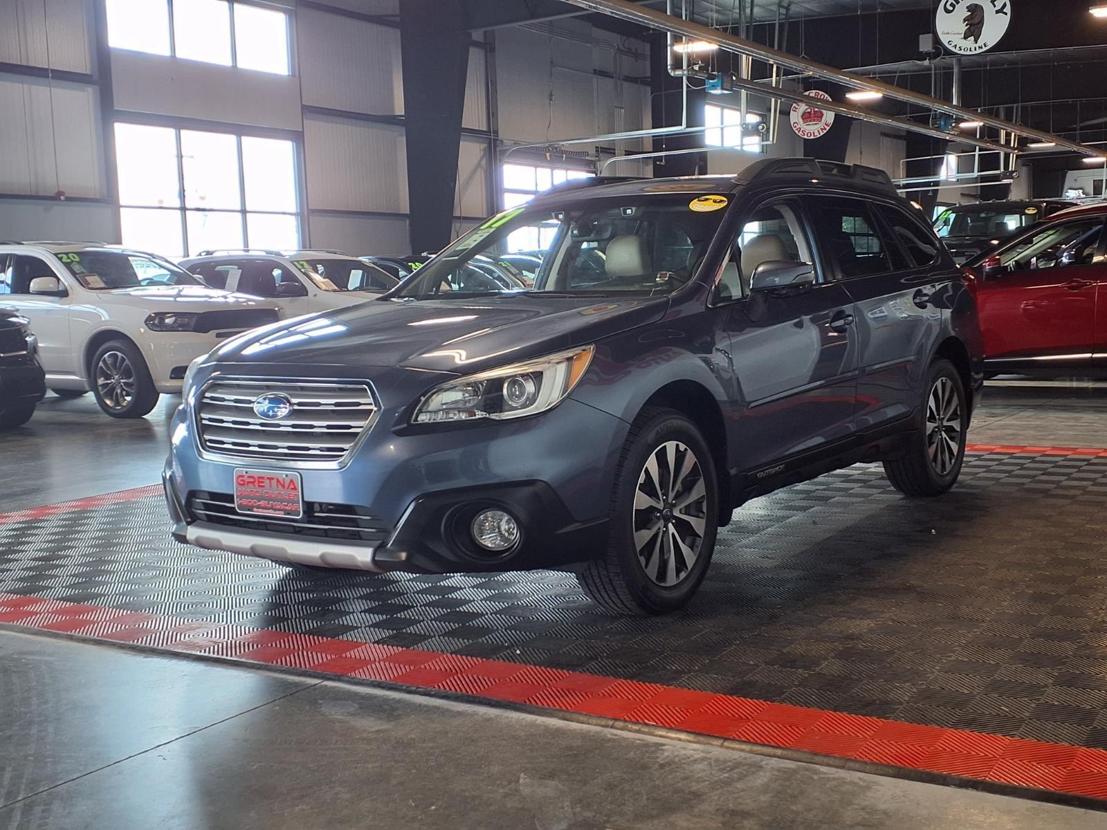 2017 Subaru Outback Limited - Twilight Blue Metallic exterior view 3