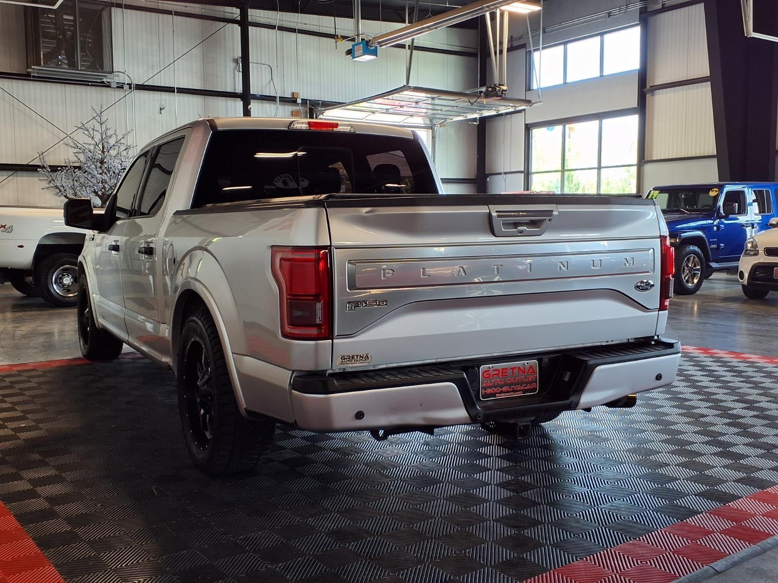 2016 Ford F-150 Platinum - Ingot Silver Metallic exterior view 4