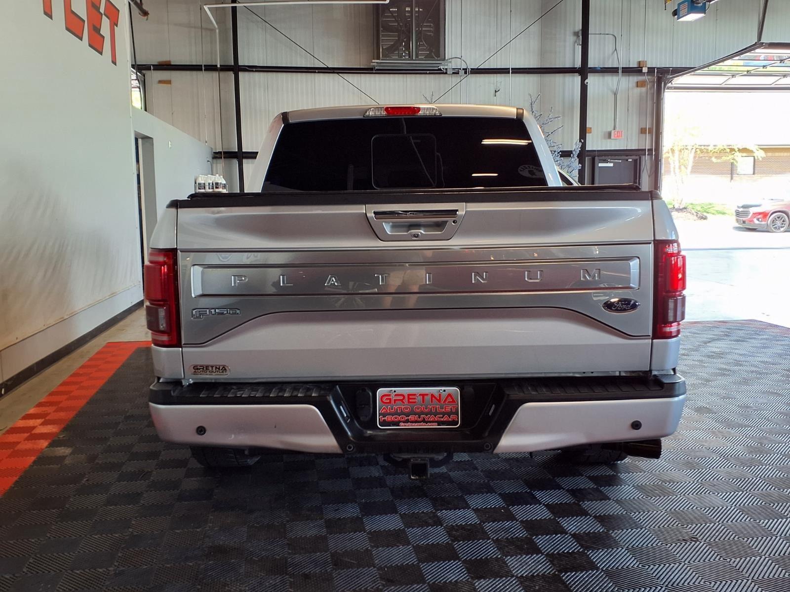2016 Ford F-150 Platinum - Ingot Silver Metallic exterior view 5