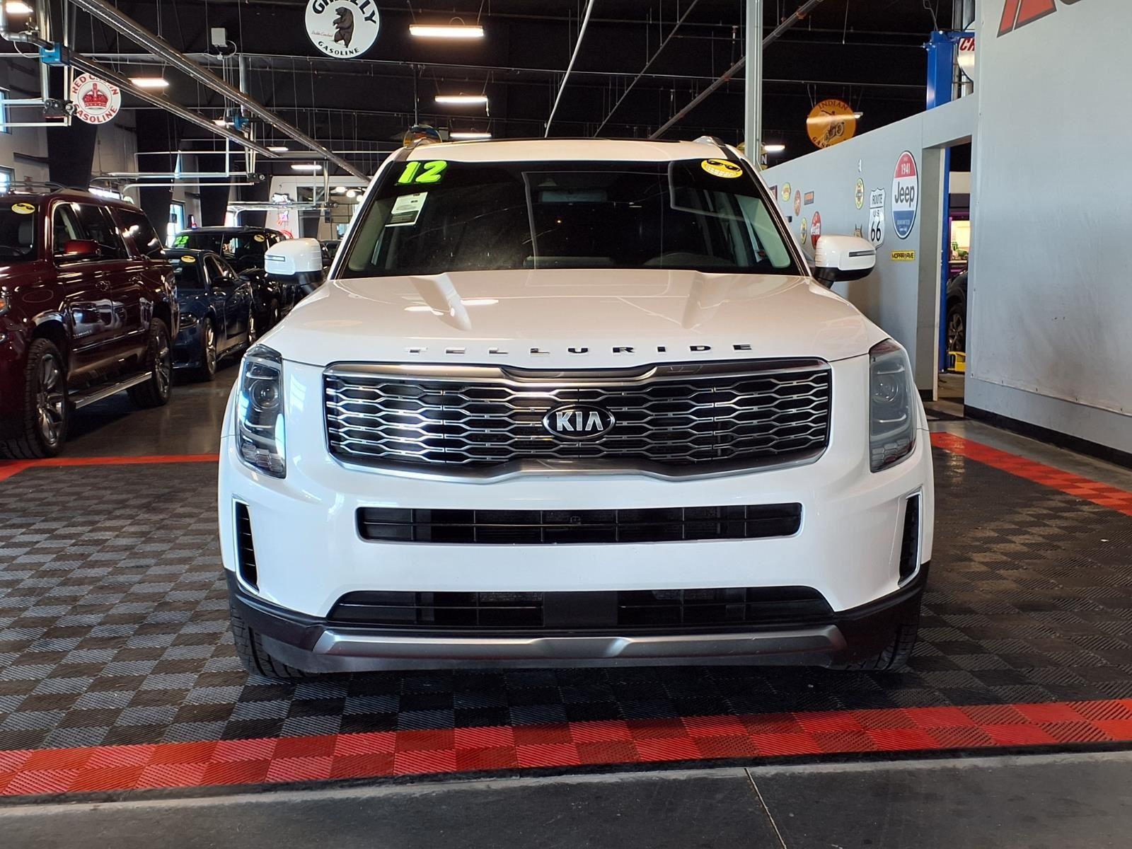 2021 Kia Telluride S - Glacial White Pearl exterior view 2