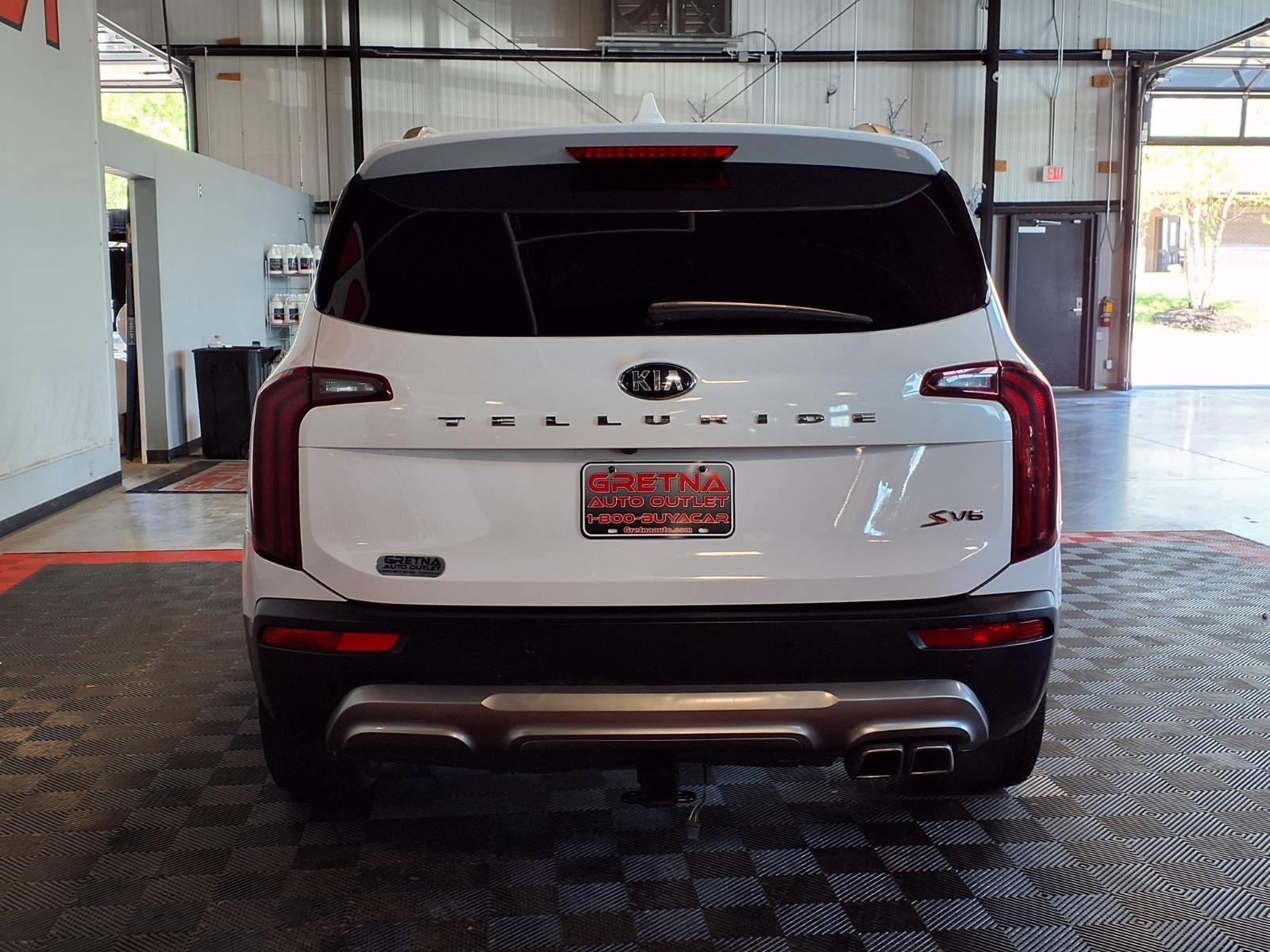 2021 Kia Telluride S - Glacial White Pearl exterior view 5