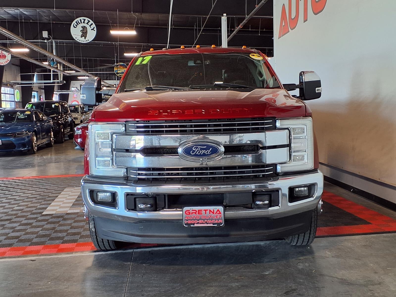 2017 Ford Super Duty F-350 DRW Lariat - Ruby Red Metallic Tinted Clearcoat exterior view 2
