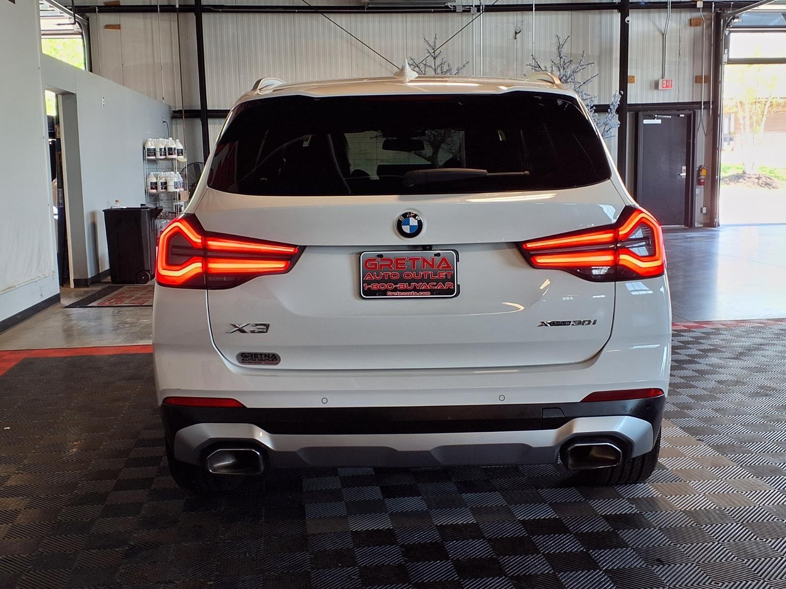 2022 BMW X3 xDrive30i - Alpine White exterior view 5