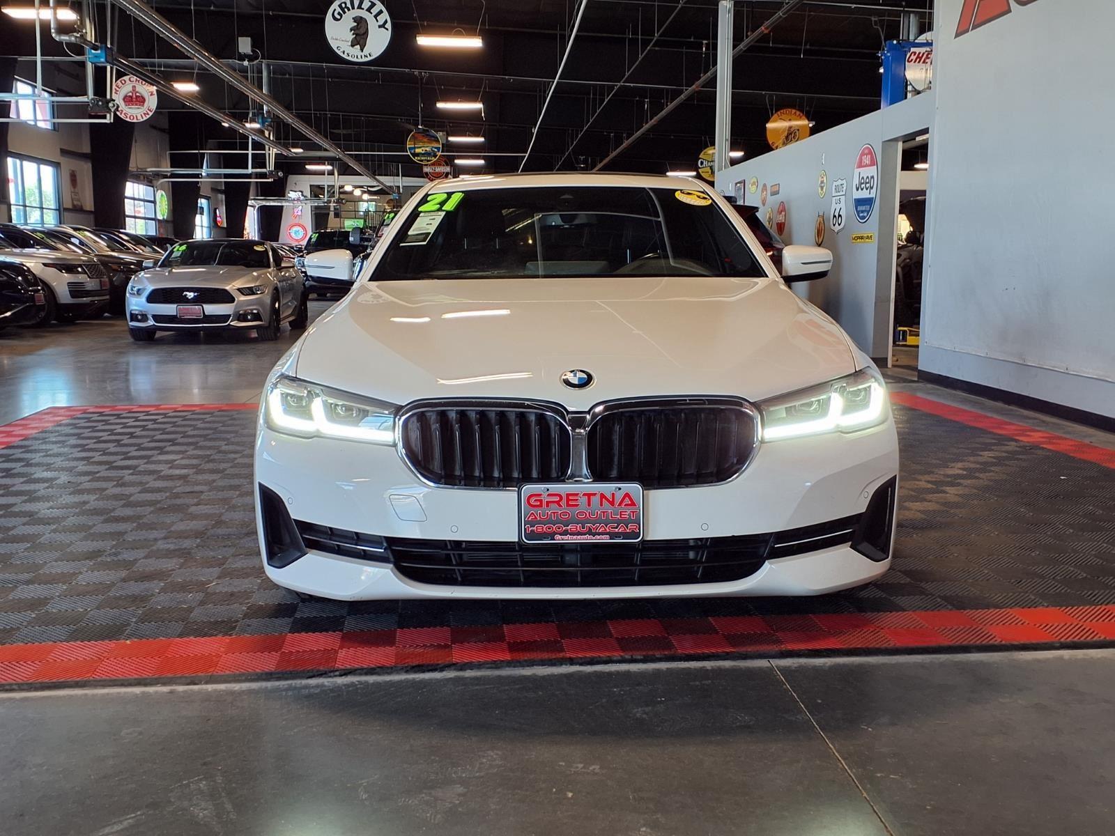 2021 BMW 5 Series 530i xDrive - Alpine White exterior view 2