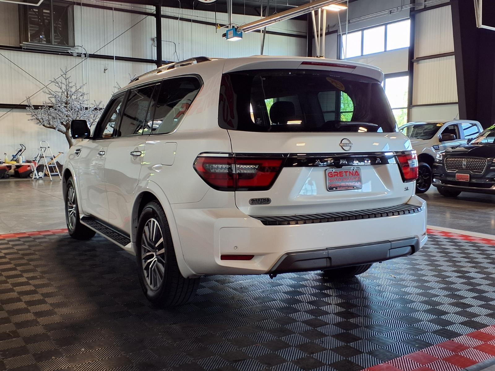 2023 Nissan Armada SL - Aspen White Tricoat exterior view 4