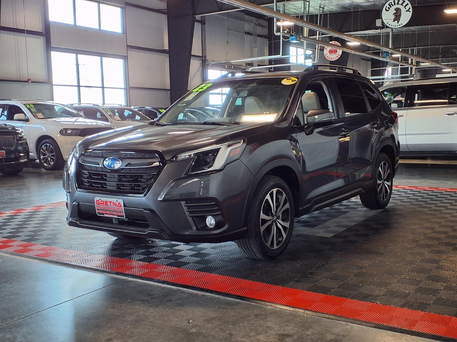 2023 Subaru Forester Limited - Magnetite Gray Metallic exterior view 3