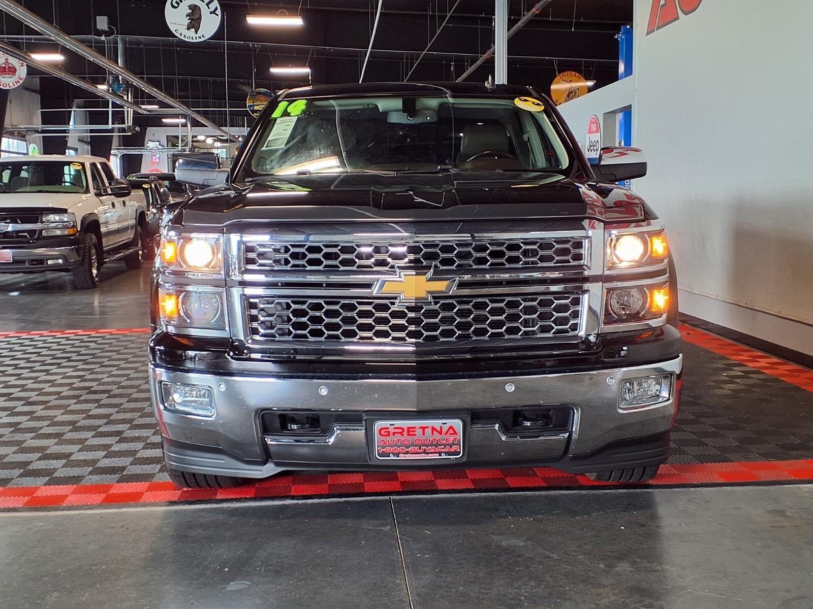 2014 Chevrolet Silverado 1500 LTZ - Black exterior view 2