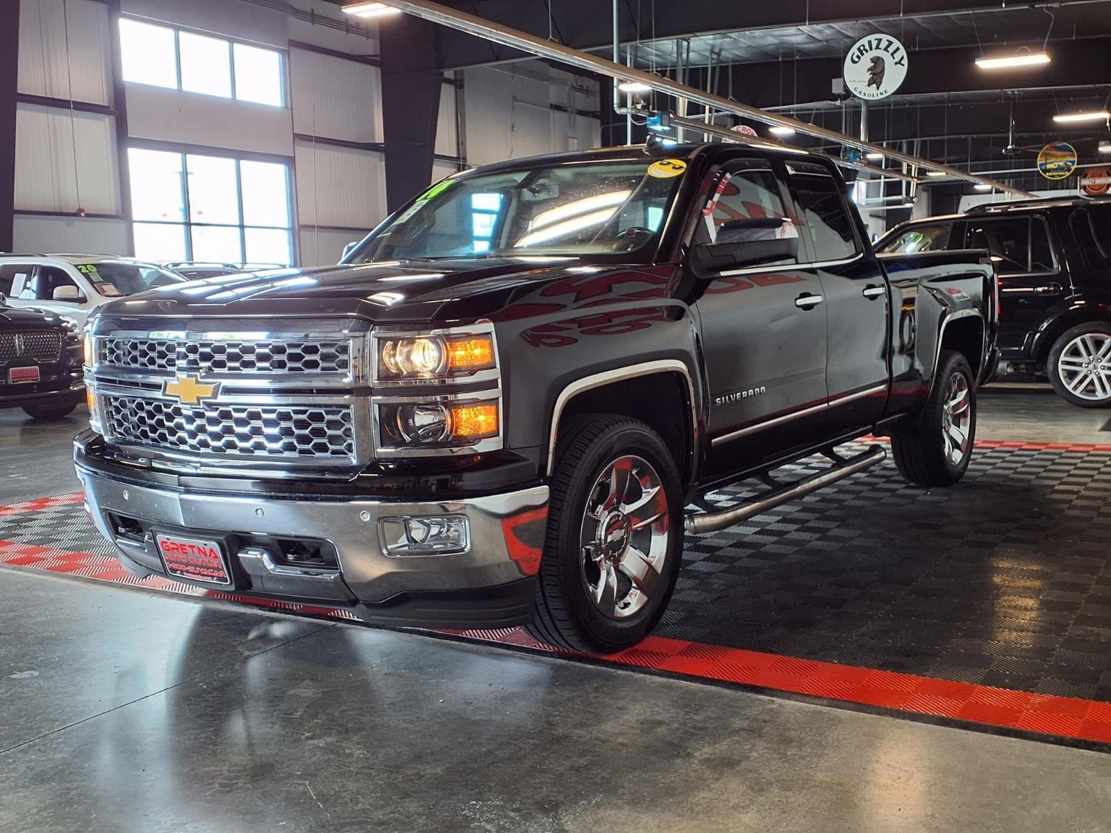 2014 Chevrolet Silverado 1500 LTZ - Black exterior view 3