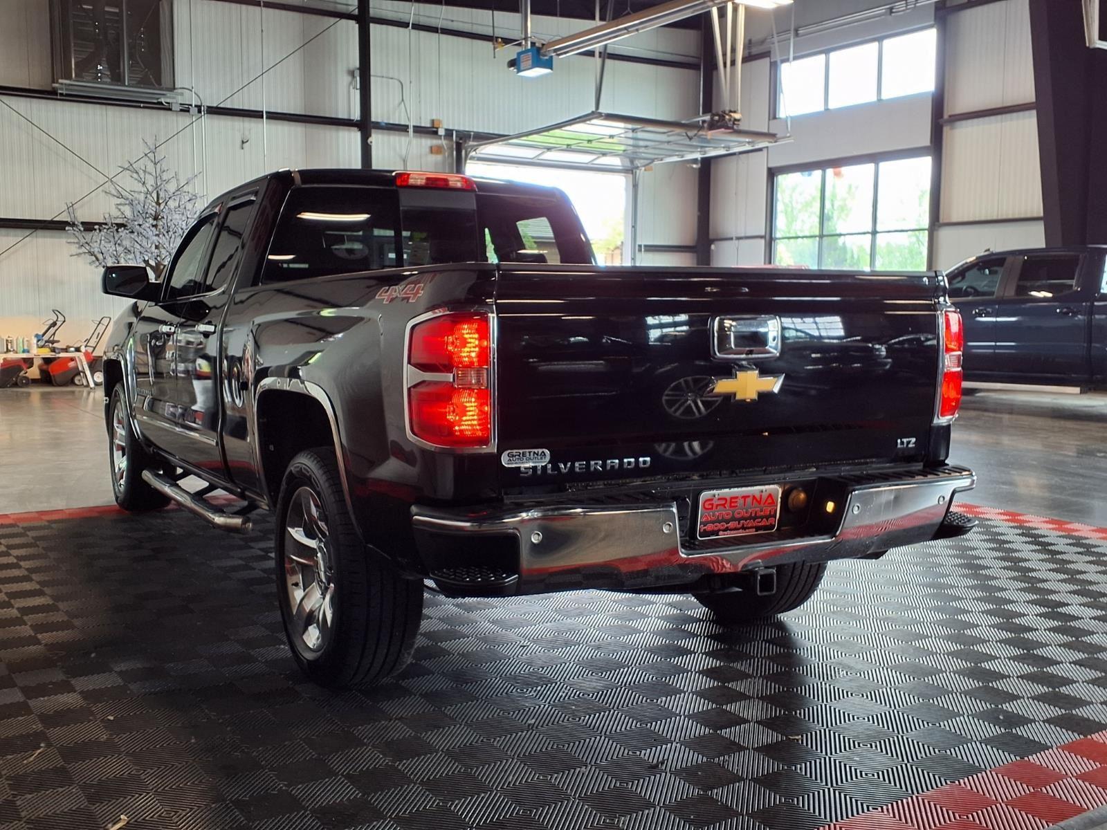 2014 Chevrolet Silverado 1500 LTZ - Black exterior view 4