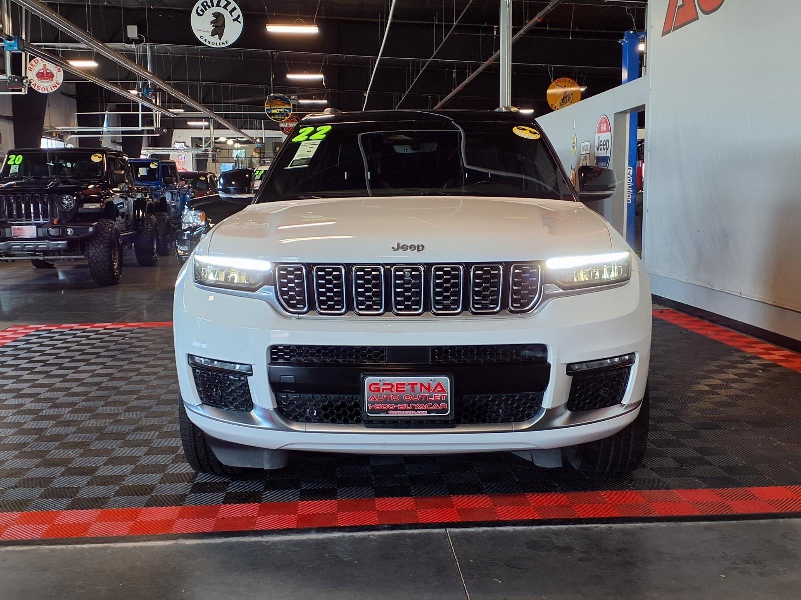 2022 Jeep Grand Cherokee L Summit - Bright White Clearcoat exterior view 2
