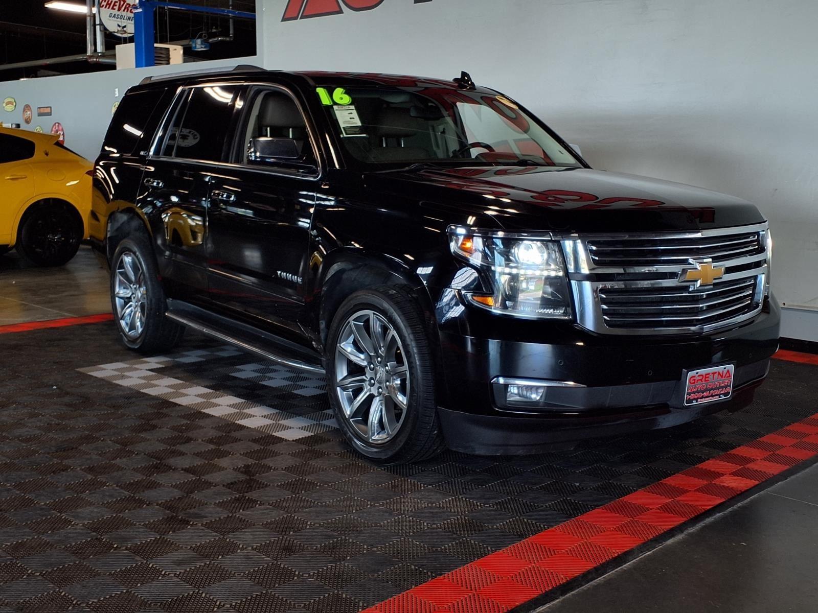 2016 Chevrolet Tahoe LTZ - Black exterior view 2