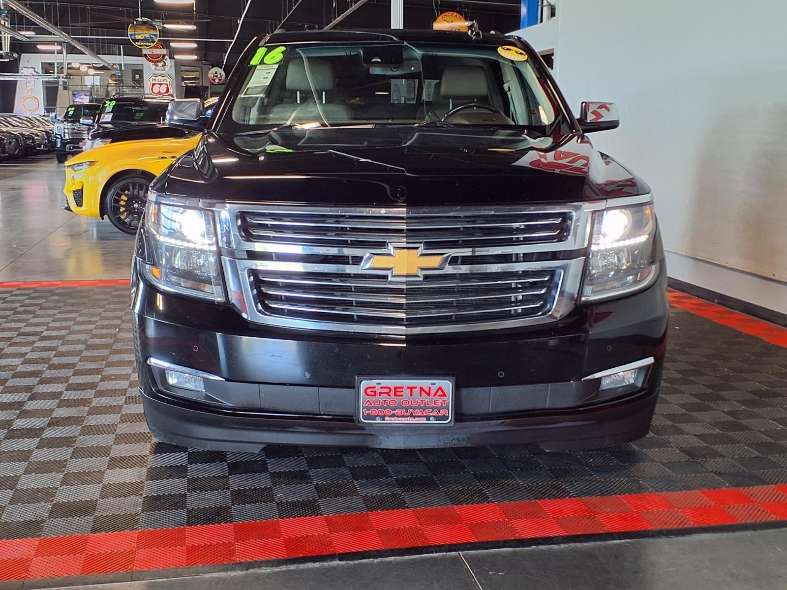 2016 Chevrolet Tahoe LTZ - Black exterior view 3