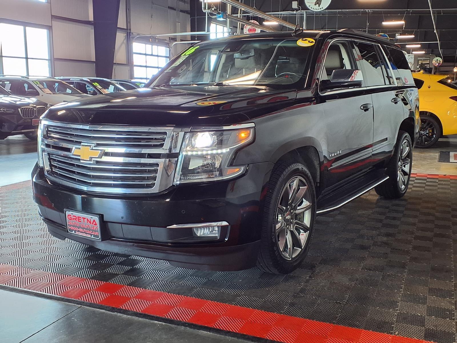 2016 Chevrolet Tahoe LTZ - Black exterior view 4