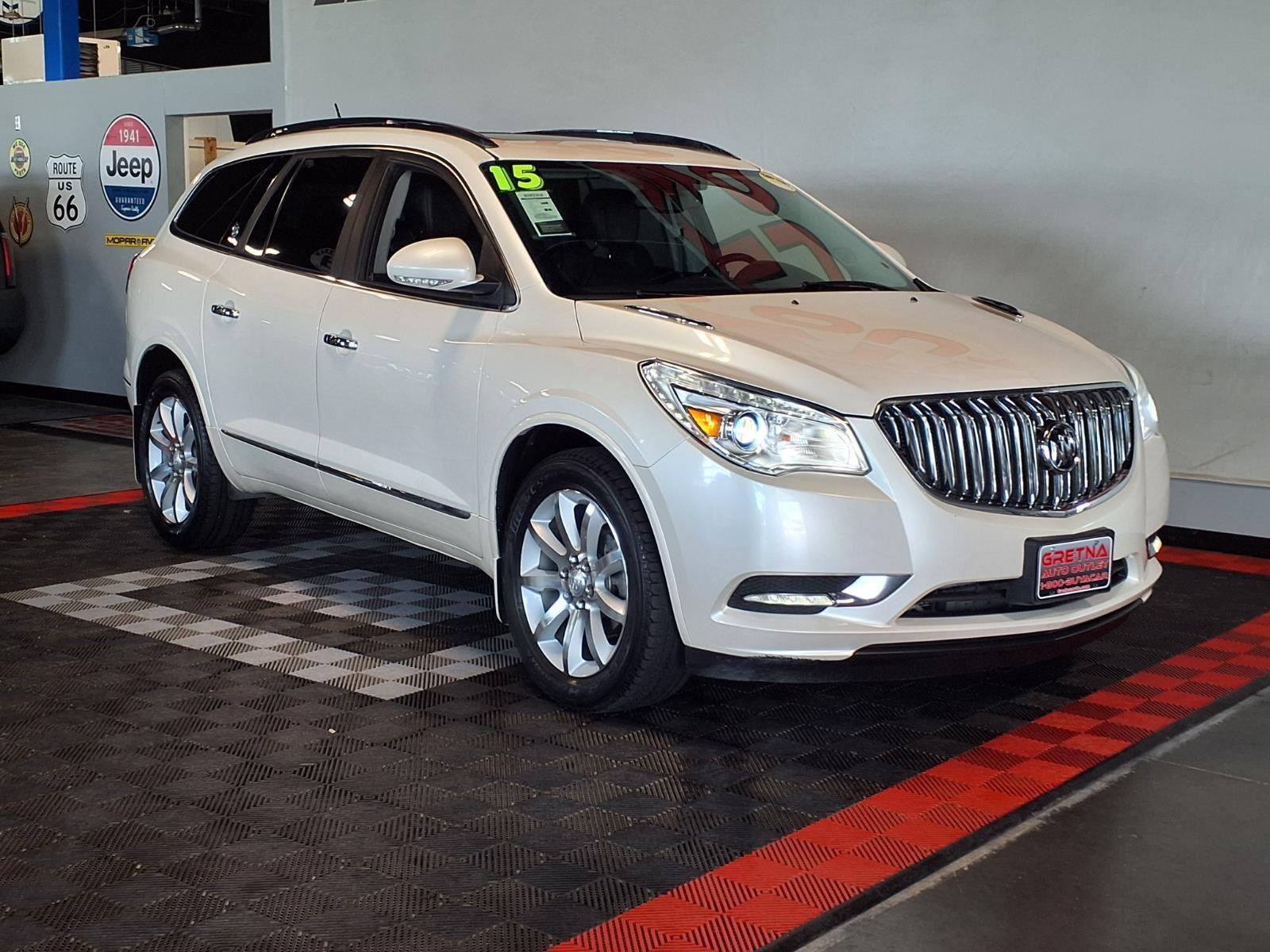 2015 Buick Enclave Premium - White Diamond Tricoat exterior view 2