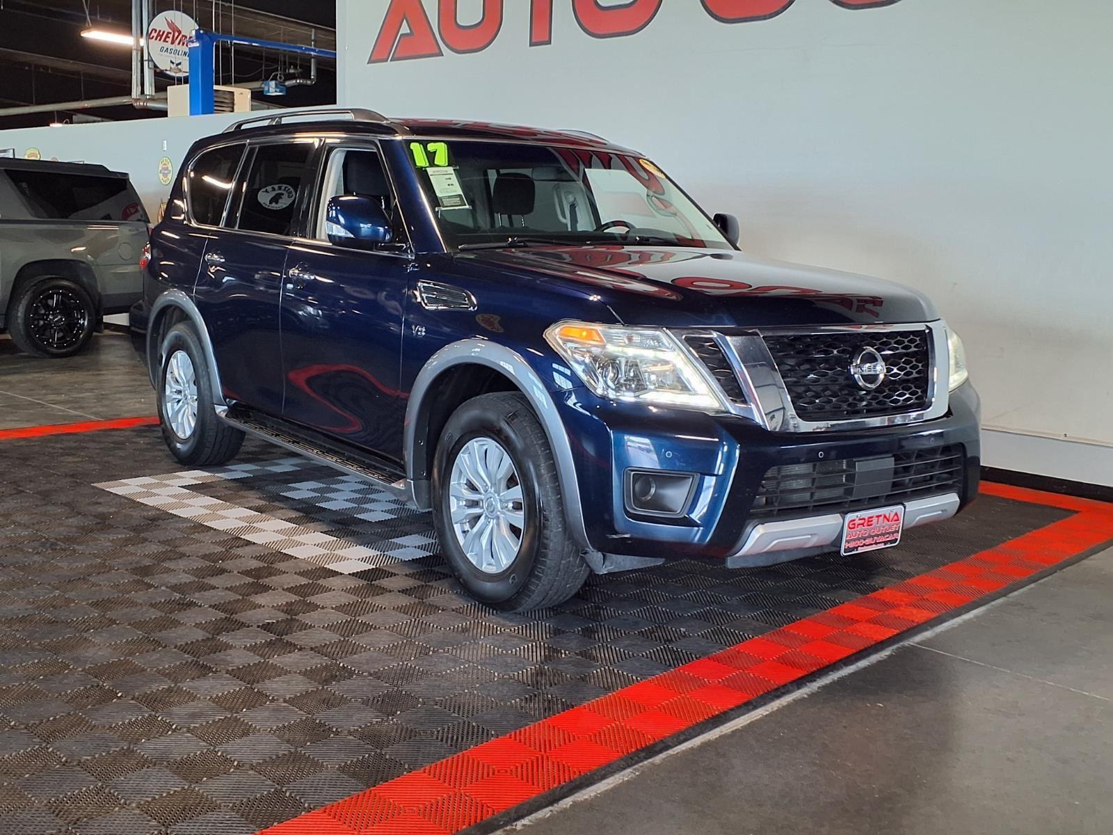 2017 Nissan Armada SV - Hermosa Blue exterior view 2