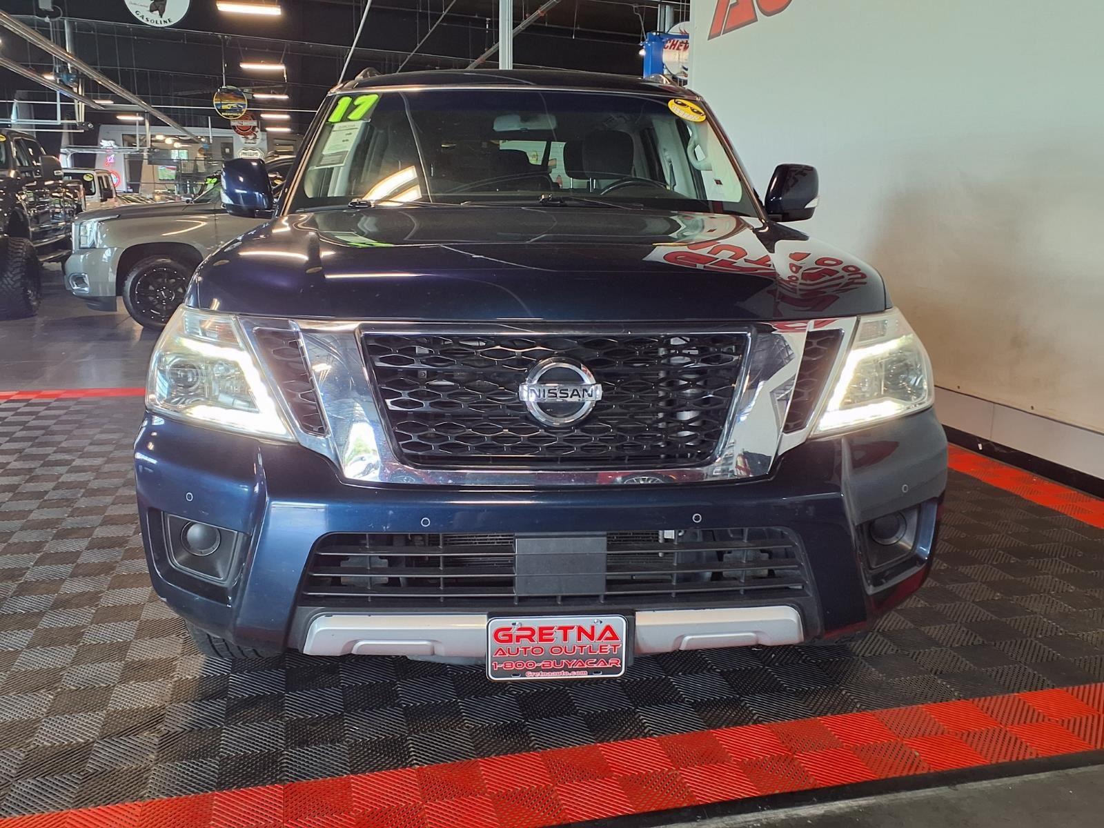2017 Nissan Armada SV - Hermosa Blue exterior view 3